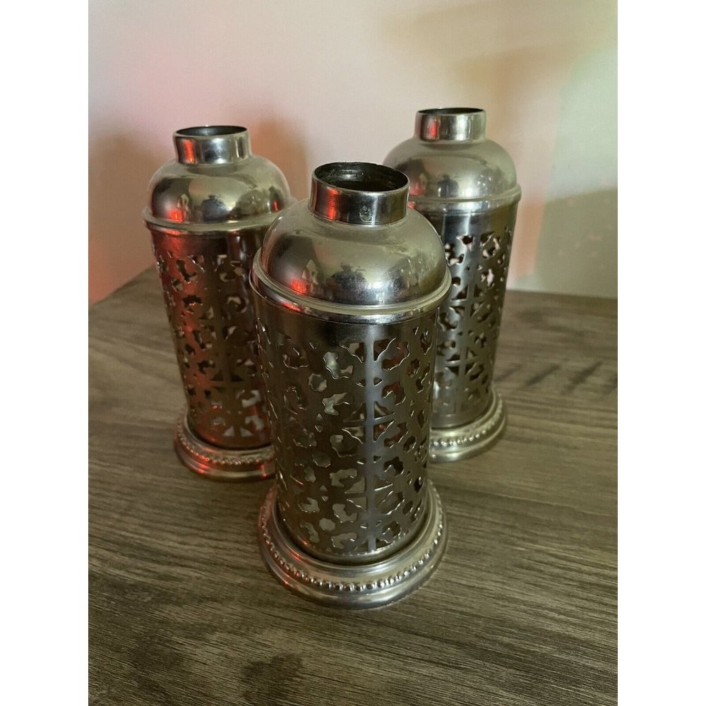 Set of 3Pier 1 Metal Diffusers #233